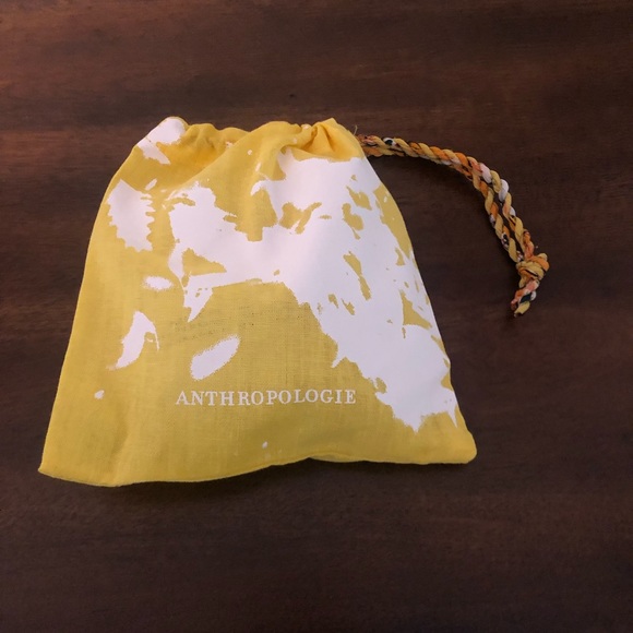 NWT Anthropologie Bamboo Monogram Necklace “I” - Picture 7 of 8